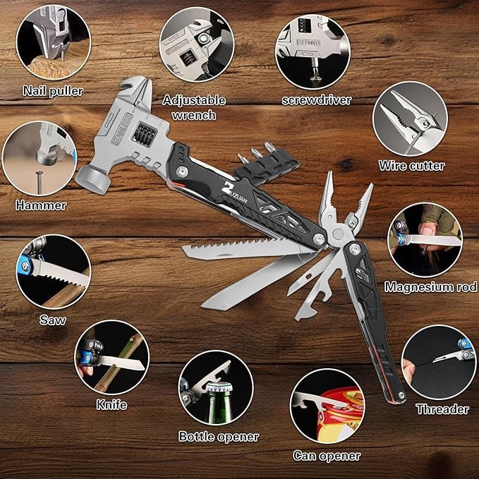 Upgraded 18 in 1 Multitool ,Professional Stainless Steel